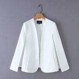 Huibaolu New Split Design Suit Cloak Coat In The Spring Of 2024