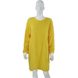 Huibaolu Autumn / Winter Ebaywish Fashionable Women's Dress With Long Sleeves, Round Neck And Loose Plush Dress