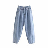 Huibaolu And Winter New Pleated Baggy Jeans 6147159