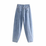 Huibaolu And Winter New Pleated Baggy Jeans 6147159