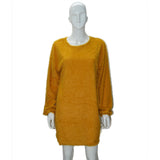 Huibaolu Autumn / Winter Ebaywish Fashionable Women's Dress With Long Sleeves, Round Neck And Loose Plush Dress