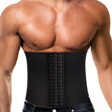 Huibaolu Men's Popular Style Three-Breasted Plastic Belt Neoprene Fitness Sweating Back Support Belt