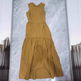 Huibaolu Spring Style Hollowed-Out Pleated Dress 1238217002