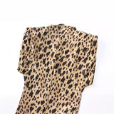 Huibaolu Spring Animal Print Fashionable Short Dress 2523142