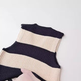 Huibaolu New Striped Fashion Jumper Knitted Vest 6771102