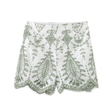 Huibaolu Jacket 2731267 Embroidered Shorts 2731299 Set