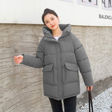 Bread Clothes In The Long Down Cotton-Padded Clothes For Women In 2024 New Tide Winter Coat Thick Cotton-Padded Jacket