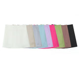 Huibaolu Spring Style Classic Holiday Shorts, Solid Color Shorts, Half Skirt, A-Shaped Skirt.