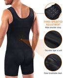 Huibaolu Men's Body-Shaping One-Piece Clothing, One-Piece Flat-Angle Trousers, Waist-Waist Tights.