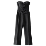 Huibaolu Spring Bow Strapless Jumpsuit 2828536