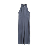 Huibaolu New Slim Version In Spring Has An Elegant Sleeveless Sling Dress.