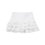 Huibaolu New Spring Style Slim And Lean Lotus Leaf Edge Short Skirt 3152421