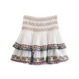 Huibaolu Embroidered Shirt 05107247251 Embroidered Skirt 05107249250 In Autumn