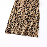 Huibaolu Spring Animal Print Fashionable Short Dress 2523142