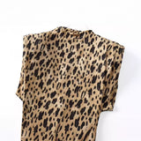 Huibaolu Spring Animal Print Fashionable Short Dress 2523142