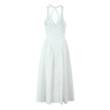 Huibaolu New Spring Style Cotton Dress With A Collar At The Waist And A Slim Waist