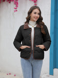 Huibaolu Station New Cotton-Padded Clothes Ins Cotton-Padded Light Cotton-Padded Jacket 2024 Spring And Autumn Fashionable Ladies' Small Fragrant Style Jacket