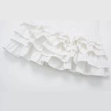 Huibaolu New Spring Style Slim And Lean Lotus Leaf Edge Short Skirt 3152421