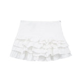 Huibaolu New Spring Style Slim And Lean Lotus Leaf Edge Short Skirt 3152421