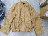 Huibaolu New Women's Pocket Decoration Short Jacket Bead Piece Jacket 7925993