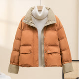 2024 New Korean Version Loose Cotton-Padded Coat And Thick Cotton-Padded Jacket