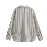 Huibaolu New Slim Striped Long-Sleeved Casual Shirt In Autumn 2298163