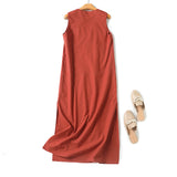 Huibaolu New Summer Style Minimalist And Elegant Vintage V-Neck Dress