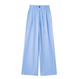 Huibaolu New Spring Style Pleated Front High Waist Trousers 7102528