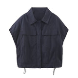 Huibaolu Spring Pocket Umbrella Shirt 2208674 Overalls 2212674 Suit