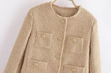 Huibaolu New Woolen Pocket Jacket 57045148