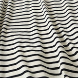 Huibaolu New Short-Sleeved Cotton Striped Simple Wind Dress In Summer