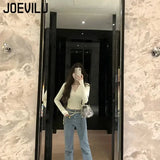 Huibaolu Cropped Cardigan Versatile Long Sleeve Tops Women's Spring and Summer Fashion Short Jacket Y2k Gothic Clothes Wholesale