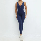 Huibaolu Sexy Hollow Scrunch Monkeys Women Gym Sport Jumpsuit Raises Butt White Black Female Yoga Fitness Overalls Summer Outfits