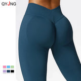 Huibaolu Seamless Scrunch Legging Pants Raises Butt Sporty Women Gym Fitness Leggings High Waist Leisure Sport Tights Push Up Black