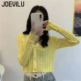 Huibaolu Summer Thin Knit Cardigan Women Outwear Sunscreen Clothes High Waist and Slim Short Top Ice Silk Shirt Y2k Casual Shawl