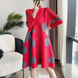 Huibaolu women's one-piece dress fashionable 2023 new fashion age reducing high-end sexy dress Polyester Straight