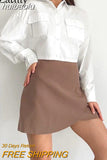 huibaolu 2023 Spring Minimalist Long Sleeve Women Whiter Shirt Sexy Pocket Button Up Woman Crop Tops Blouse Summer Female Clothing