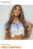 Huibaolu Summer Knitted Two 2 Piece Sets Womens Club Outfits Crop Top Mini Skirt Rave Beach Sexy Outfits For Woman Dress Sets Suits