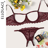 Huibaolu Lingerie Set Sexy Hollow Out Lingerie Underwear Set Women's Push Up Bra Erotic Lingerie Sex Underwear For Women