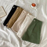 huibaolu Colors Shorts Women Summer 2023 New Arrival High Waist Fashion Leisure Street Wear Stylish Solid All-match Ulzzang BF Chic Ins