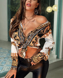 huibaolu Leopard Print Casual Shirt Women Turn-down Collar Long Sleeve Casual Blouse Tops Streetwear