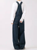 Huibaolu Denim Overalls Women Summer 2023 Korean Style Pants Loose Wide Leg Jumpsuits Tide Casual All Match Women Jeans