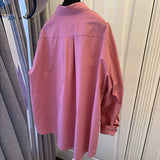 Huibaolu Casual Cotton Shirt Women Vintage Elegant Lantern Sleeve Blouse Women Fashion Solid Button Shirts Office Tops Blusas 21443