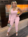 Huibaolu Street Women Legging Pants Suit and One Shoulder Long Sleeve Crop Top Sexy Fashion Wo 2 Piece Set Outfits Chic Tracksuit