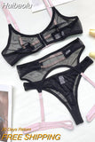 Huibaolu Lace Lingerie Sexy Outfits For Woman Contrast Color Sensual Seamless Underwear Garters Erotic Short Skin Care Kits